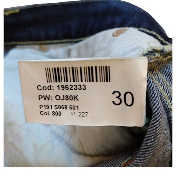 DONDUP P191 Music Jeans, Blue Trex Wash, Size 30 - Picture 6 of 7